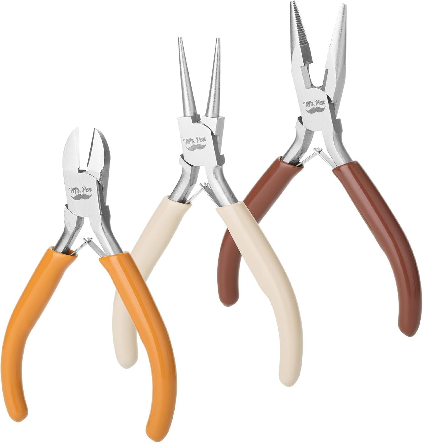 Mini Jewelry Making Pliers Set – Ergonomic, 3-Piece Autumn Essential Tools