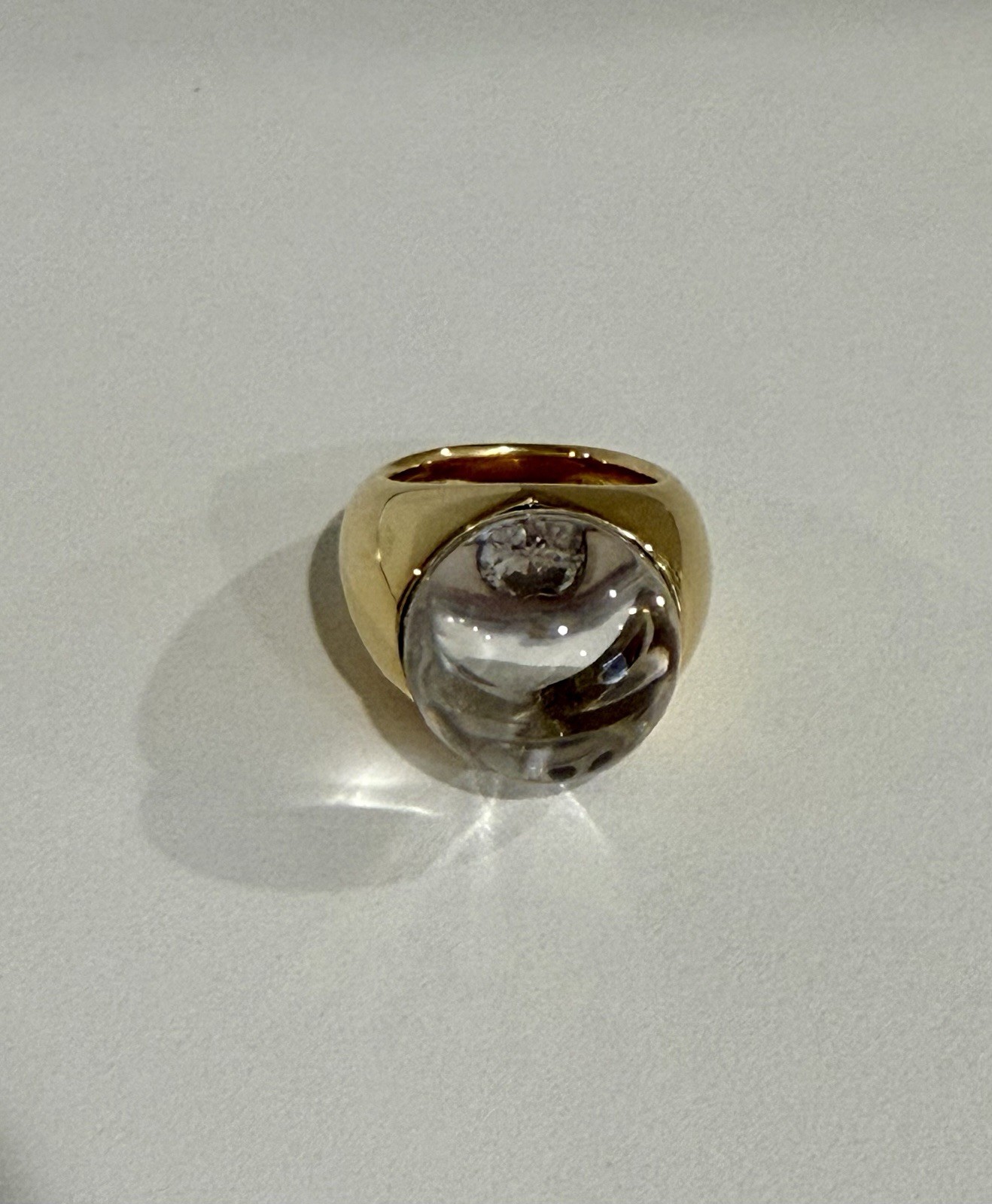 Mauboussin Paris Diamond Rock 18k Ring Size 4.75