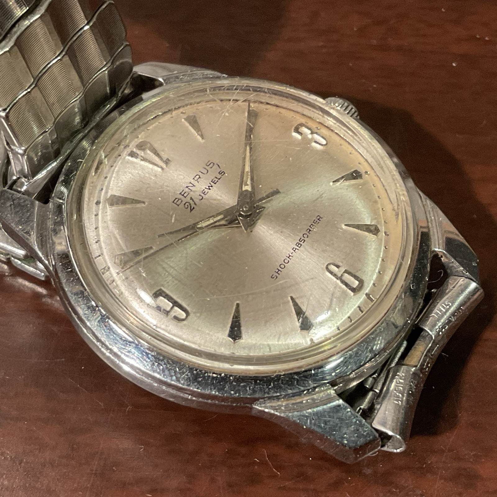 Vintage Benrus 21 Jewel Series 3001 Shock Absorbing Water Proof Men’s Watch Work