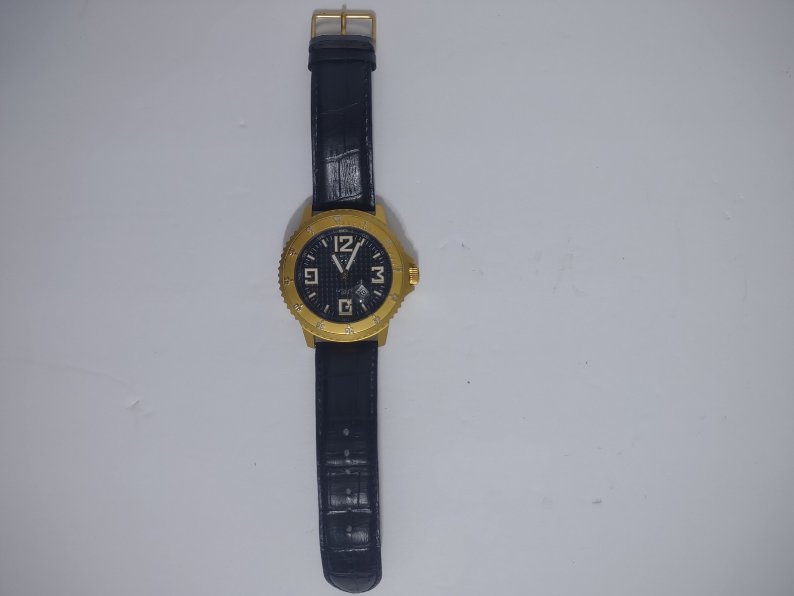 Ritmo Mundo Mvndo Hercules Automatic Watch Men’s Black Gold Titanium