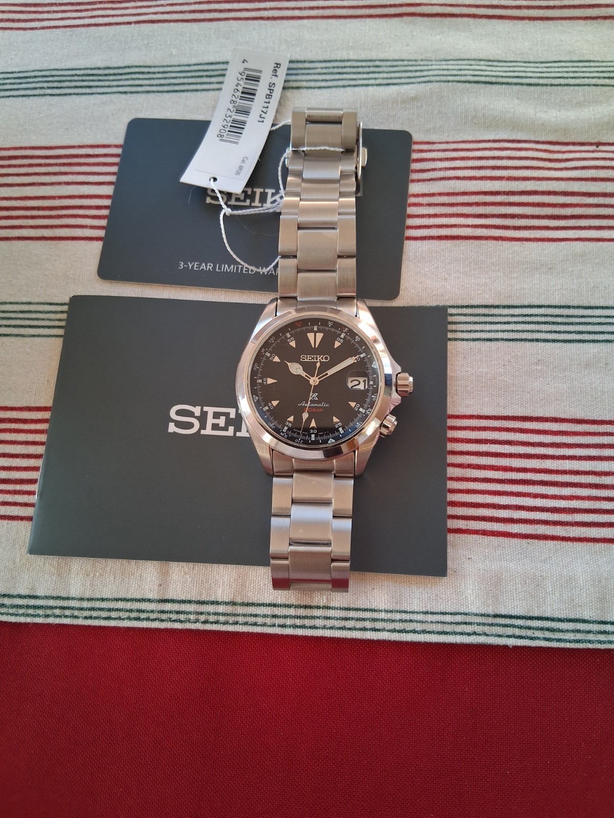 Seiko Men’s Prospex Alpinist Automatic Watch SPB117J1