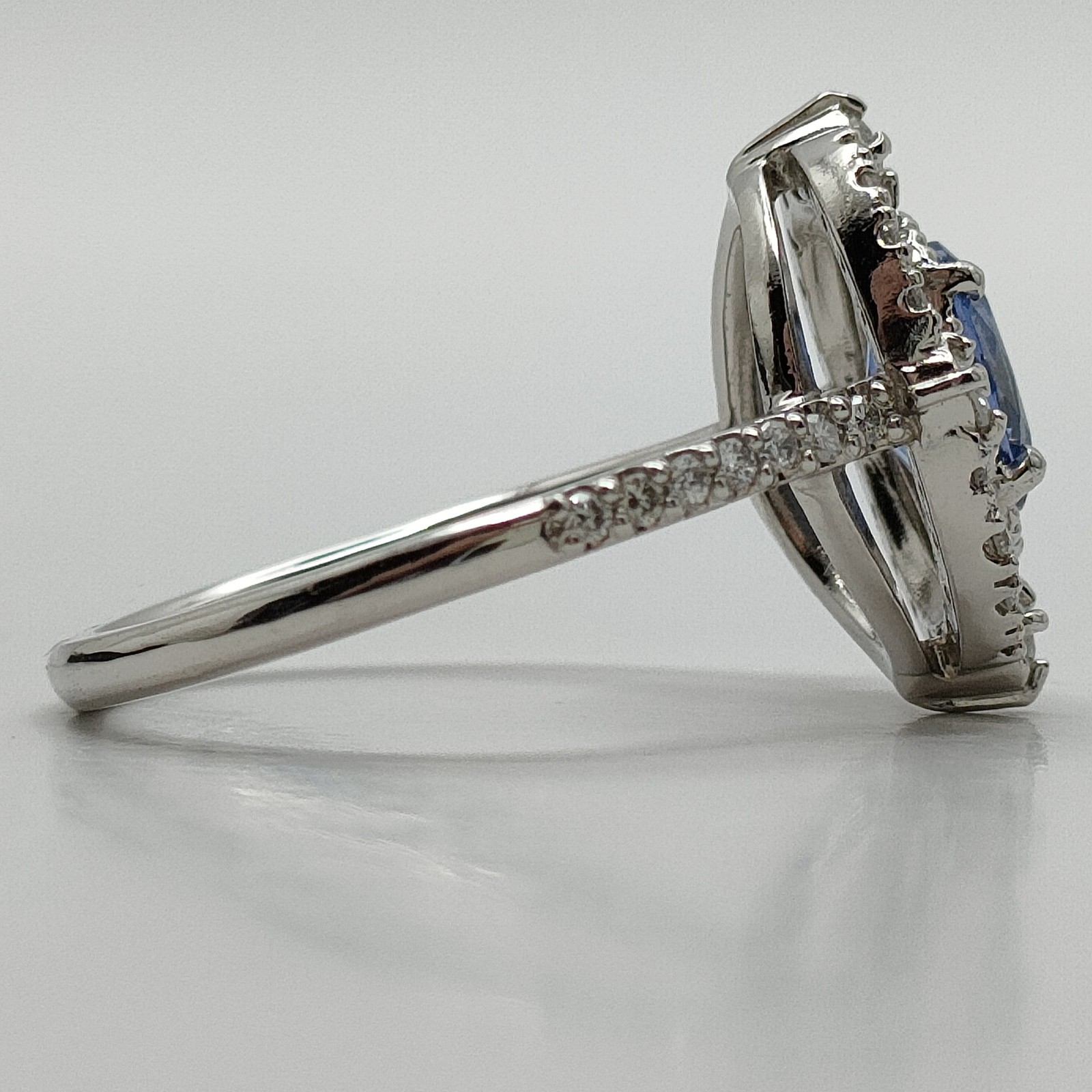 Jewelry Ring Sapphire 1.13ct Platinum 2347449