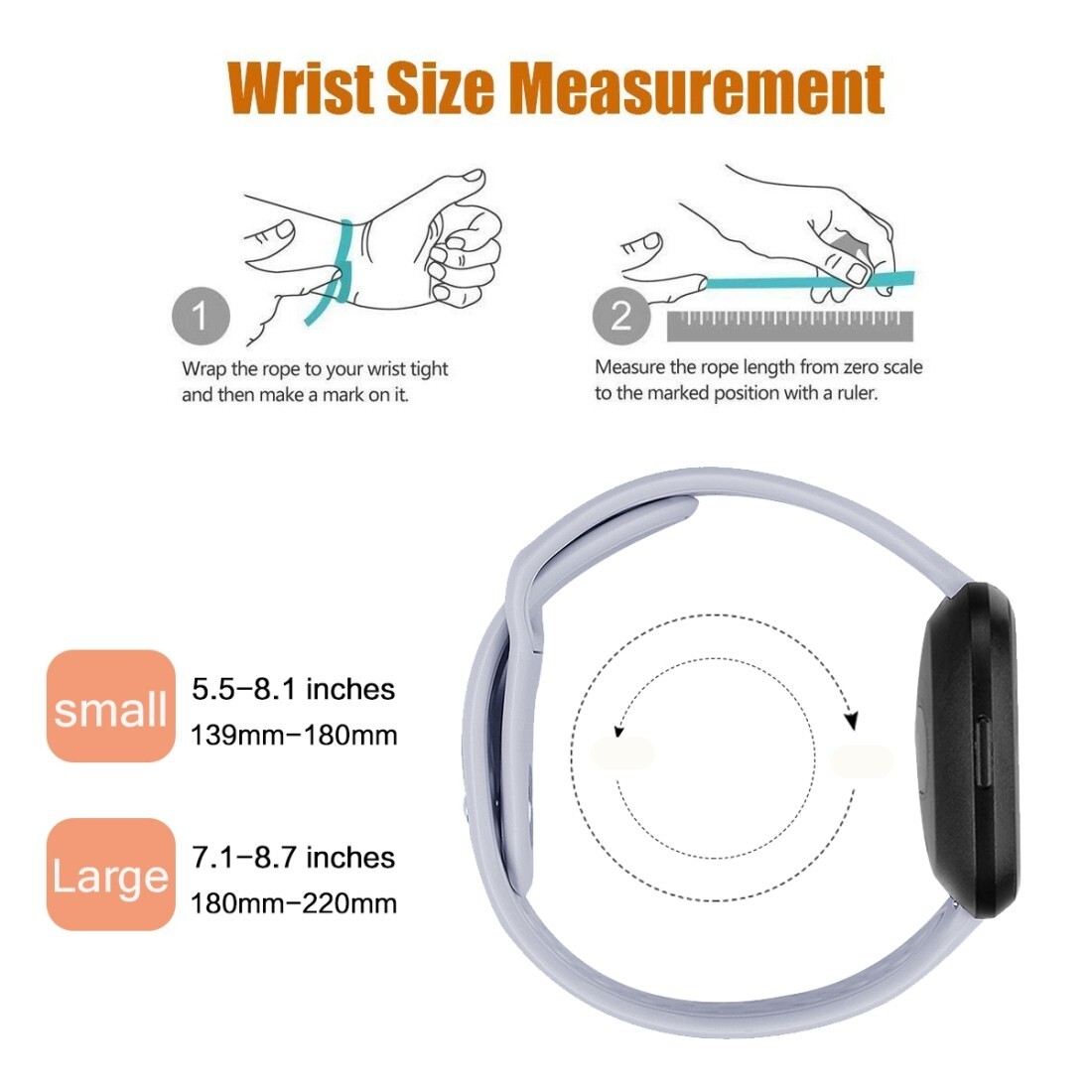 Para Fitbit Versa 2 /Fitbit Versa /Fitbit Versa Lite Correa de reloj de silicona