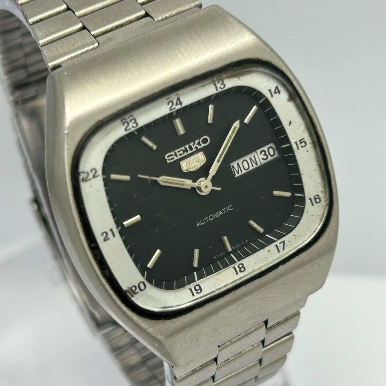 Seiko 5 Automatic RAILWAY TIME 6319-521A Day/Date Vintage Men’s Watch