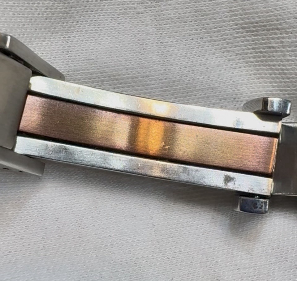 Stainless Steel RCI Cable Carbon Fiber & Copper 8.5” Men’s Bracelet Look