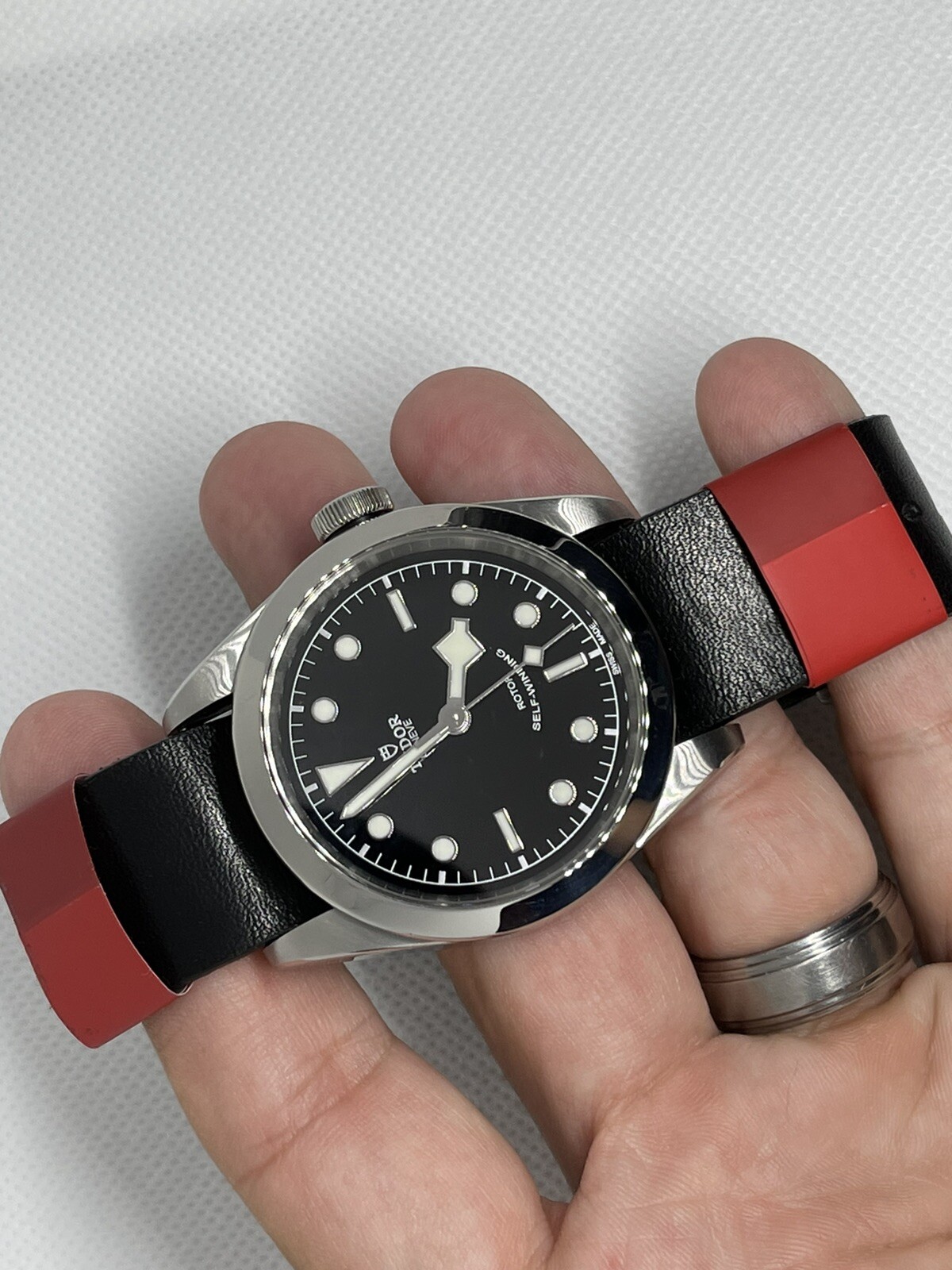 Tudor Black Bay 41mm 79540 Full Set, Warranty, Tudor strap+Veblenist strap!