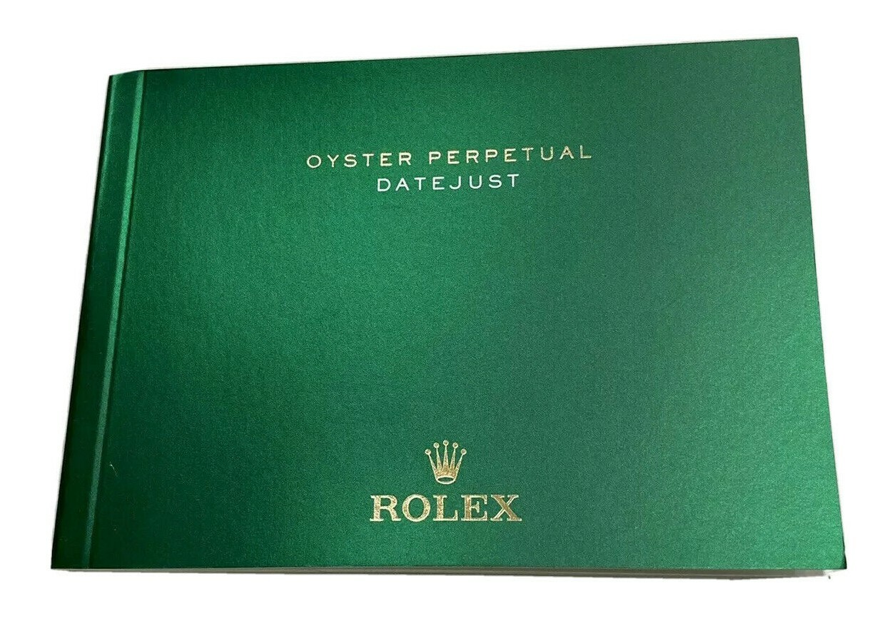 Authentic Rolex Datejust Booklet Manual 126300 126333 126334 126200 ENG *NEW
