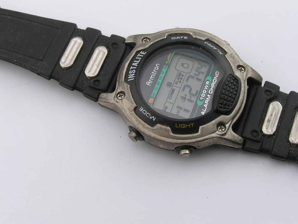 Vintage Armitron Instalite Multifunction Watch LCD 40/6617 Working