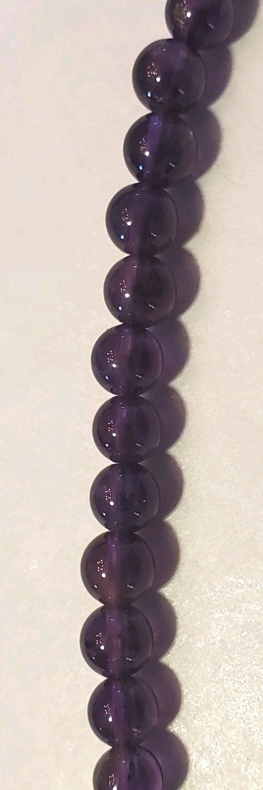 NICKY BUTLER Vintage Necklace, Sterling Silver & Amethyst Beads, 22.5 Inches