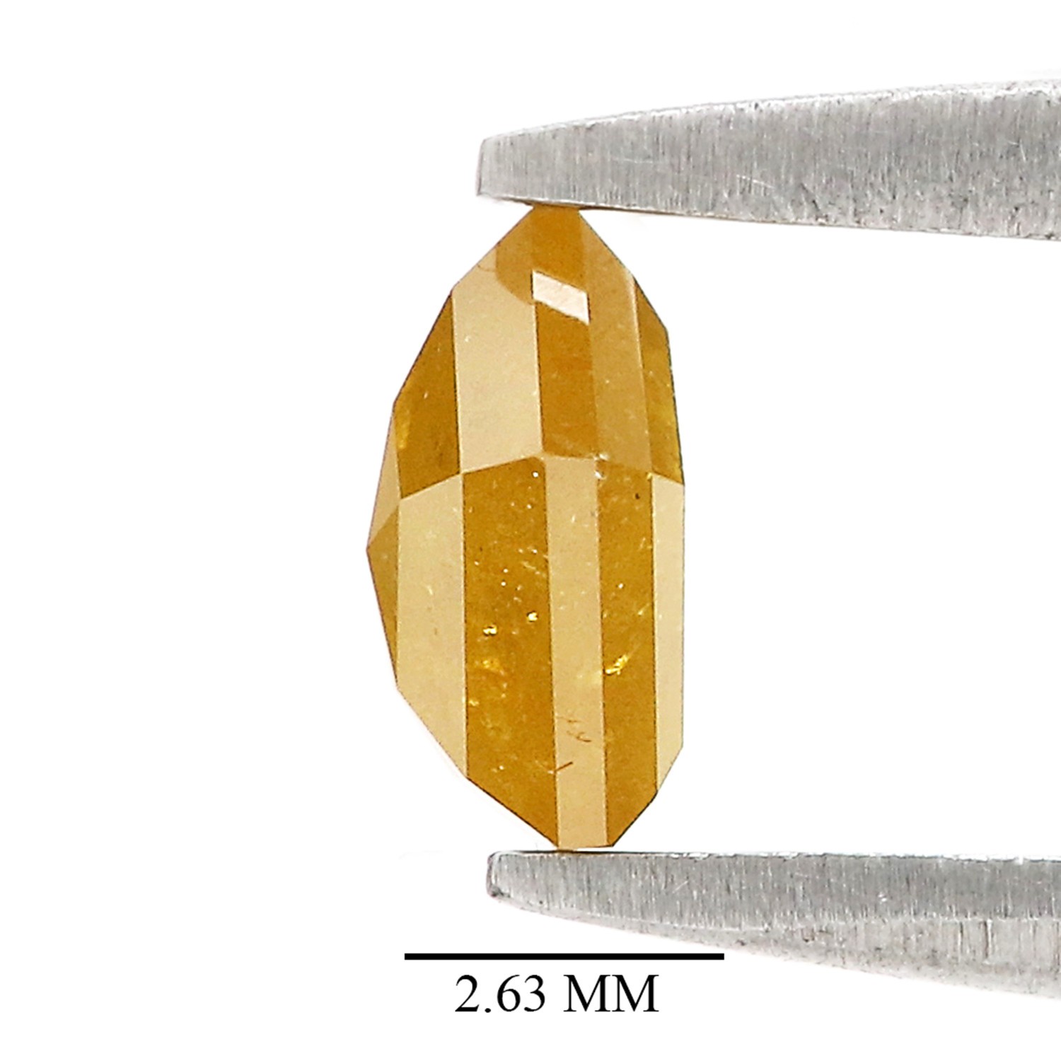 0.56 Ct Natural Loose Pentagon Shape Diamond 5.40 MM Yellow Color Diamond KQ2468
