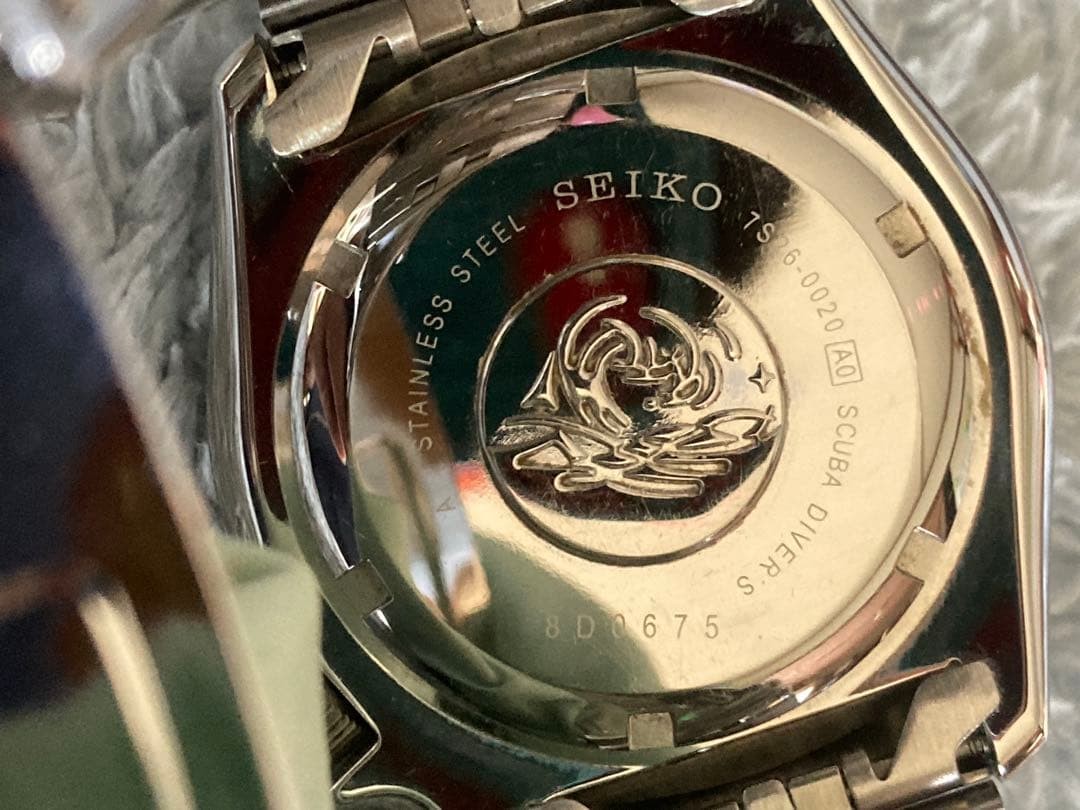 SEIKO Black Boy Diver 200m 7S26-0020 Automatic Watch Safe packing!