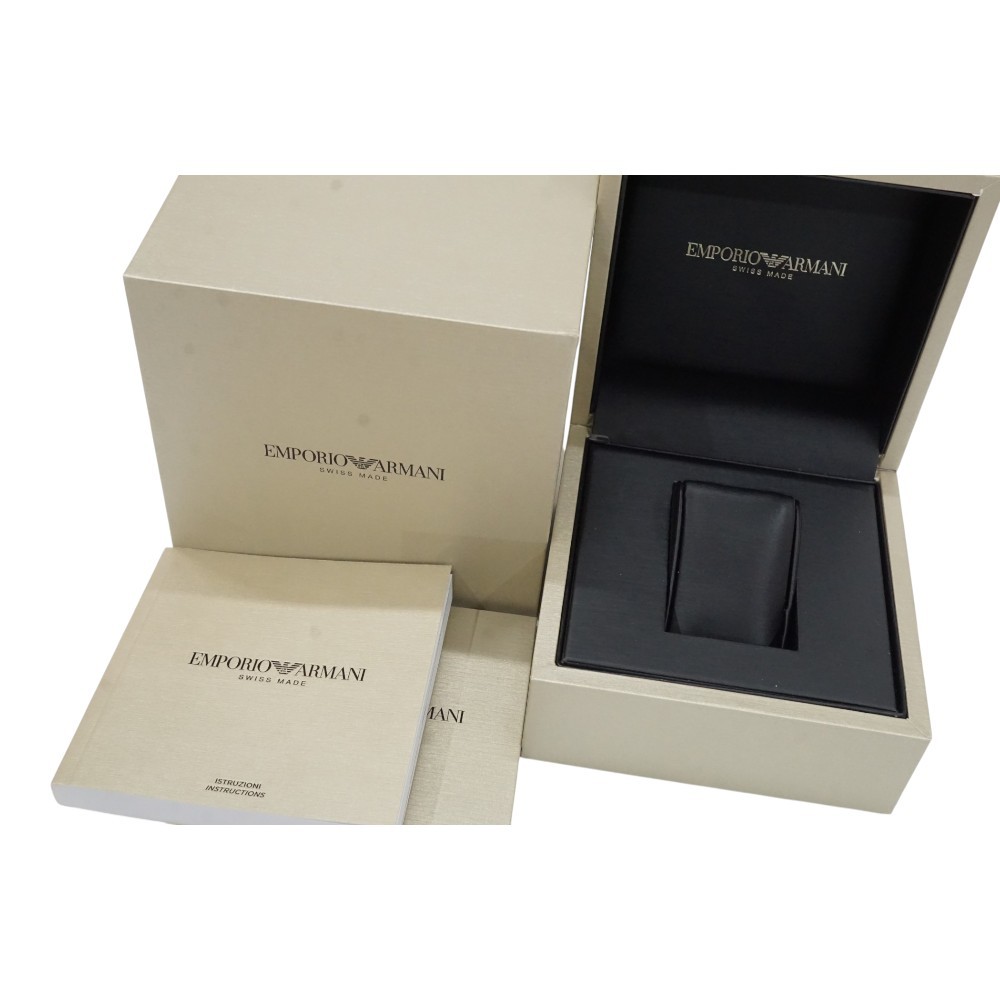 EMPORIO ARMANI ARS-3301 Stainless Steel / Rose Gold Plated 42.0mm #KNW2194