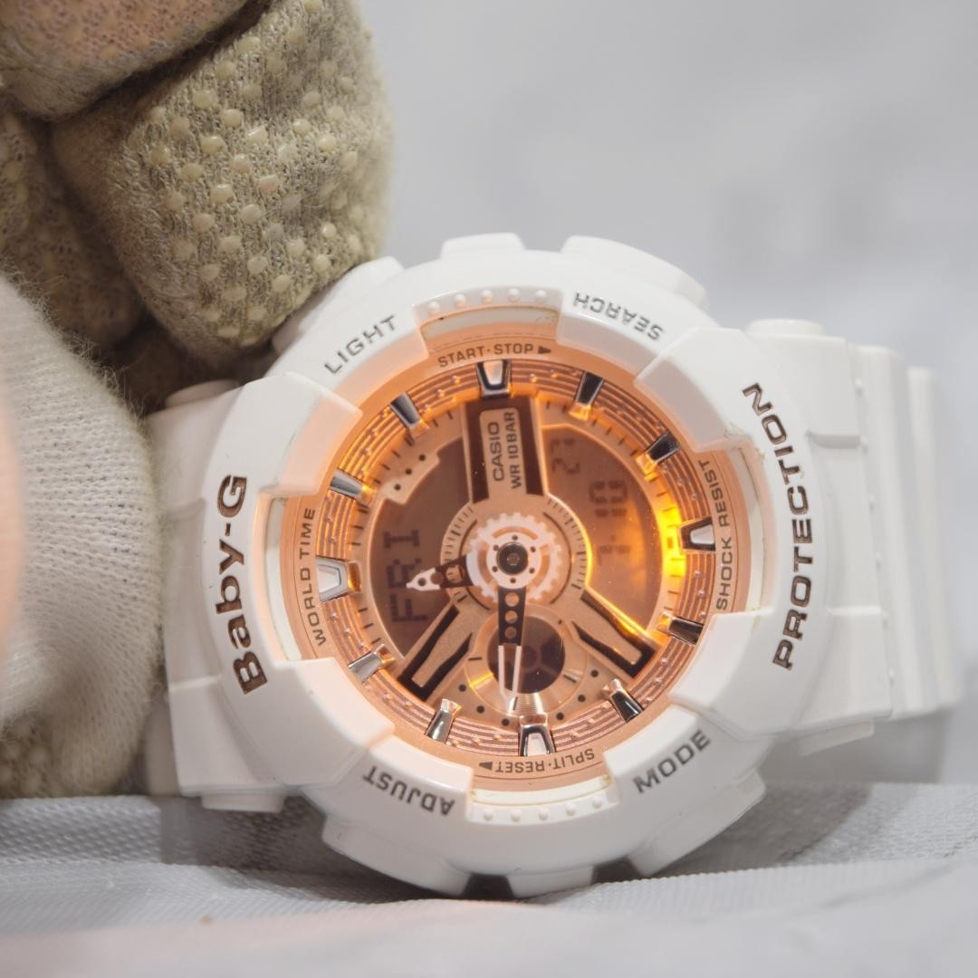 with Box CASIO BABY G BA 110 Ana Digi New Battery