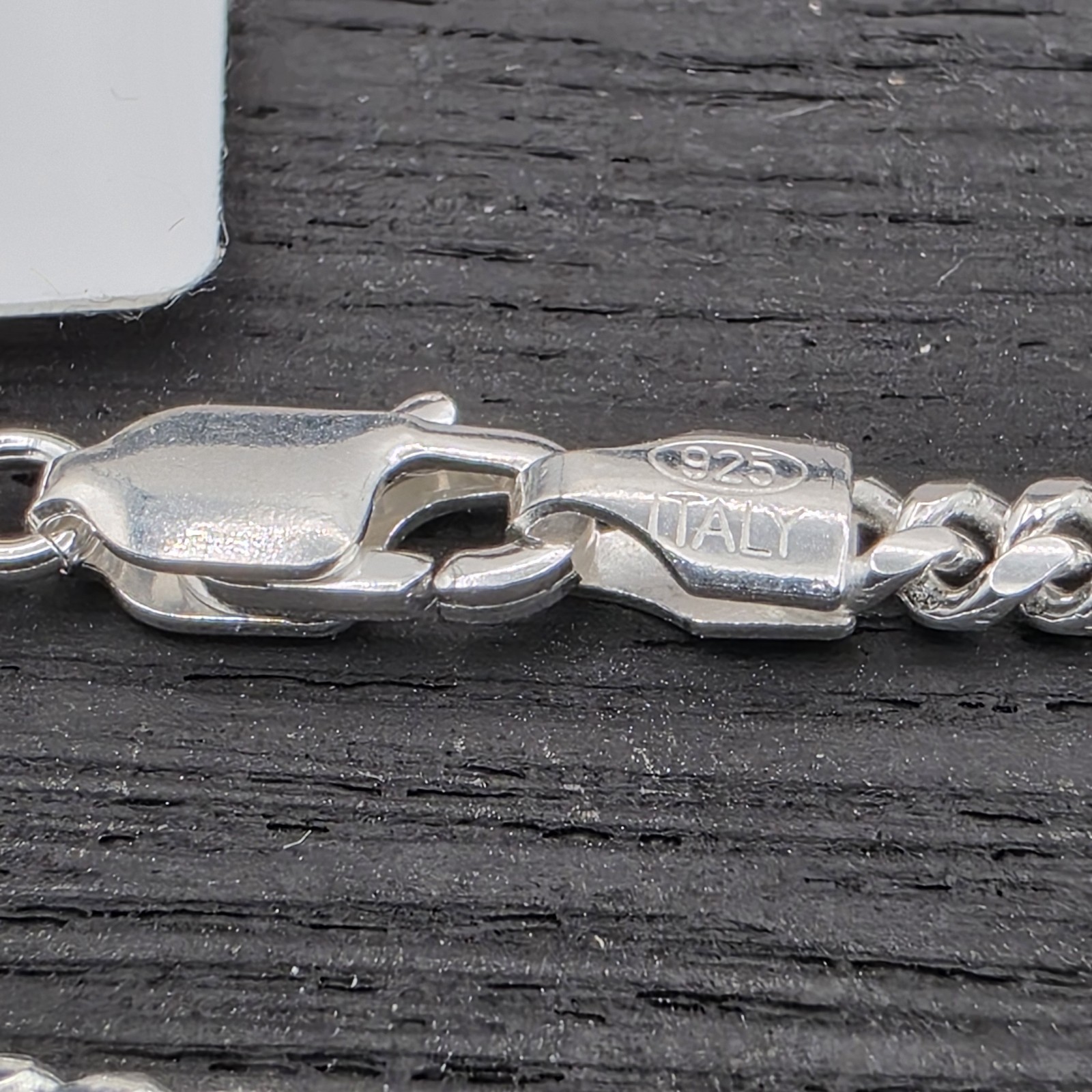 NWT Italy 925 Sterling Silver Miami Cuban Link Chain 24″ 3.0mm 15.4g Unisex