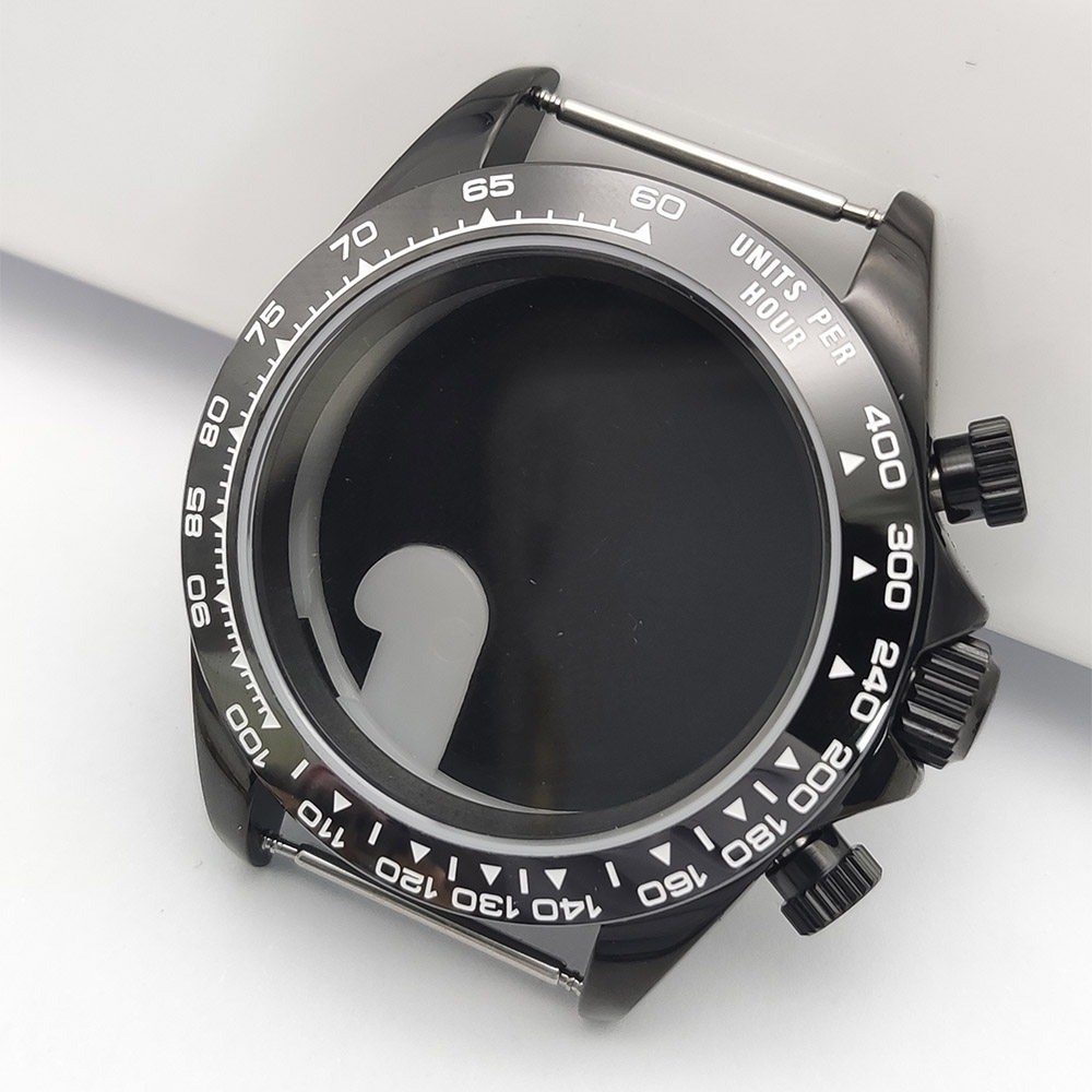 40mm Quartz Watch Case For VK63 VK64 Movement Sapphire crystal 32.5mm Watch Dial