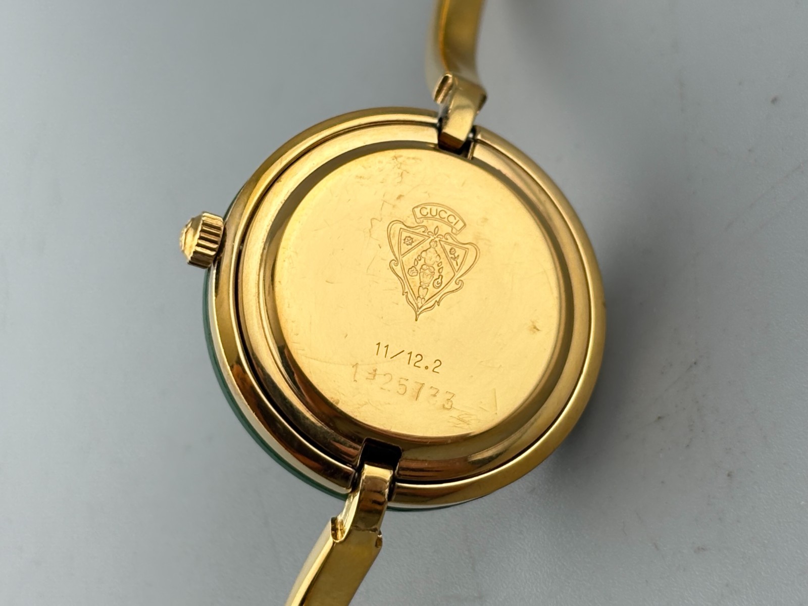 [Excellent] Vintage Gucci Change Bezel 11/12.2 Women Watch Gold White 12 Colors
