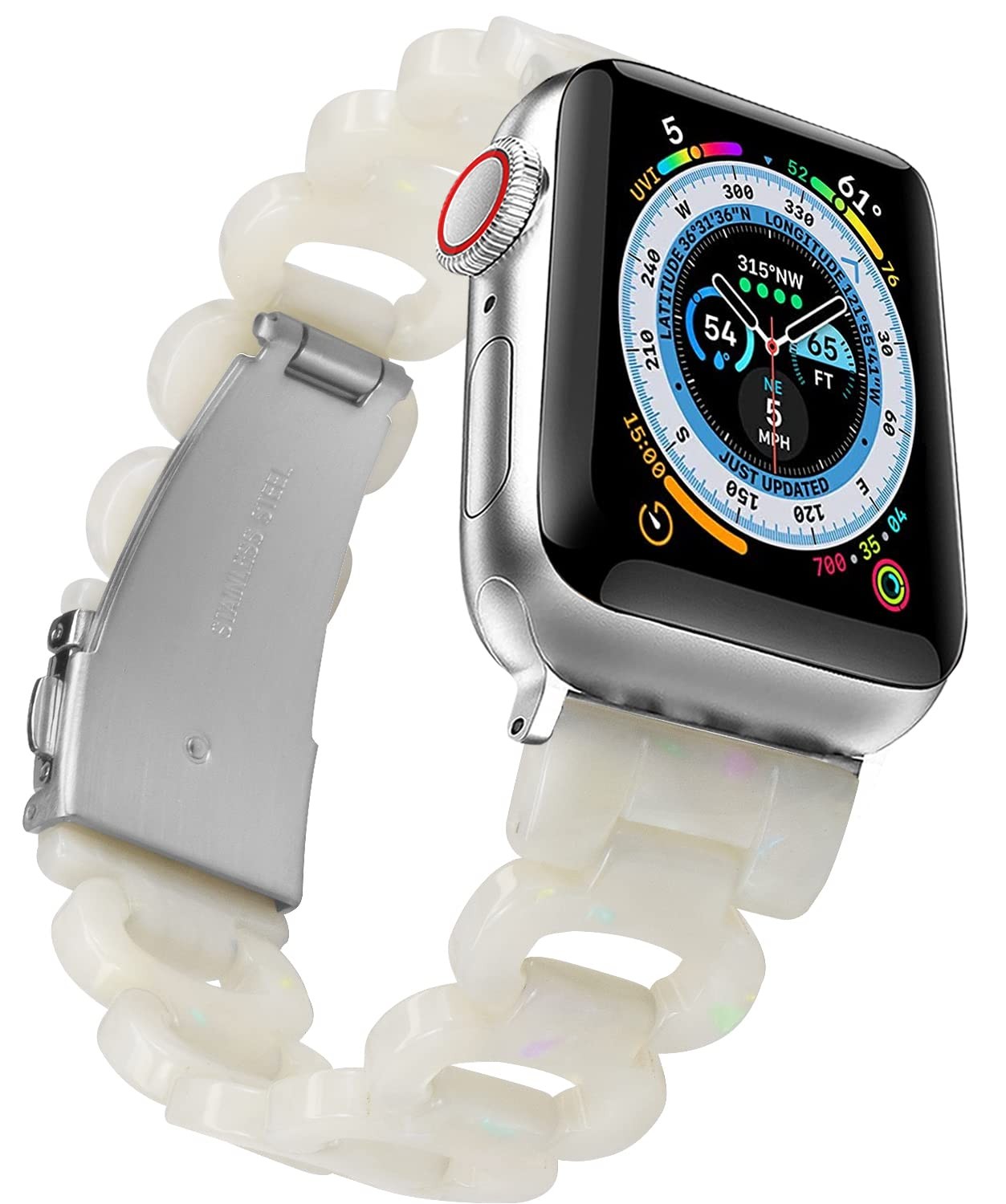 Compatible with Apple Watch Band 38mm 40mm 41mm 42mm 44mm 45mm 49mm, Lightwei…