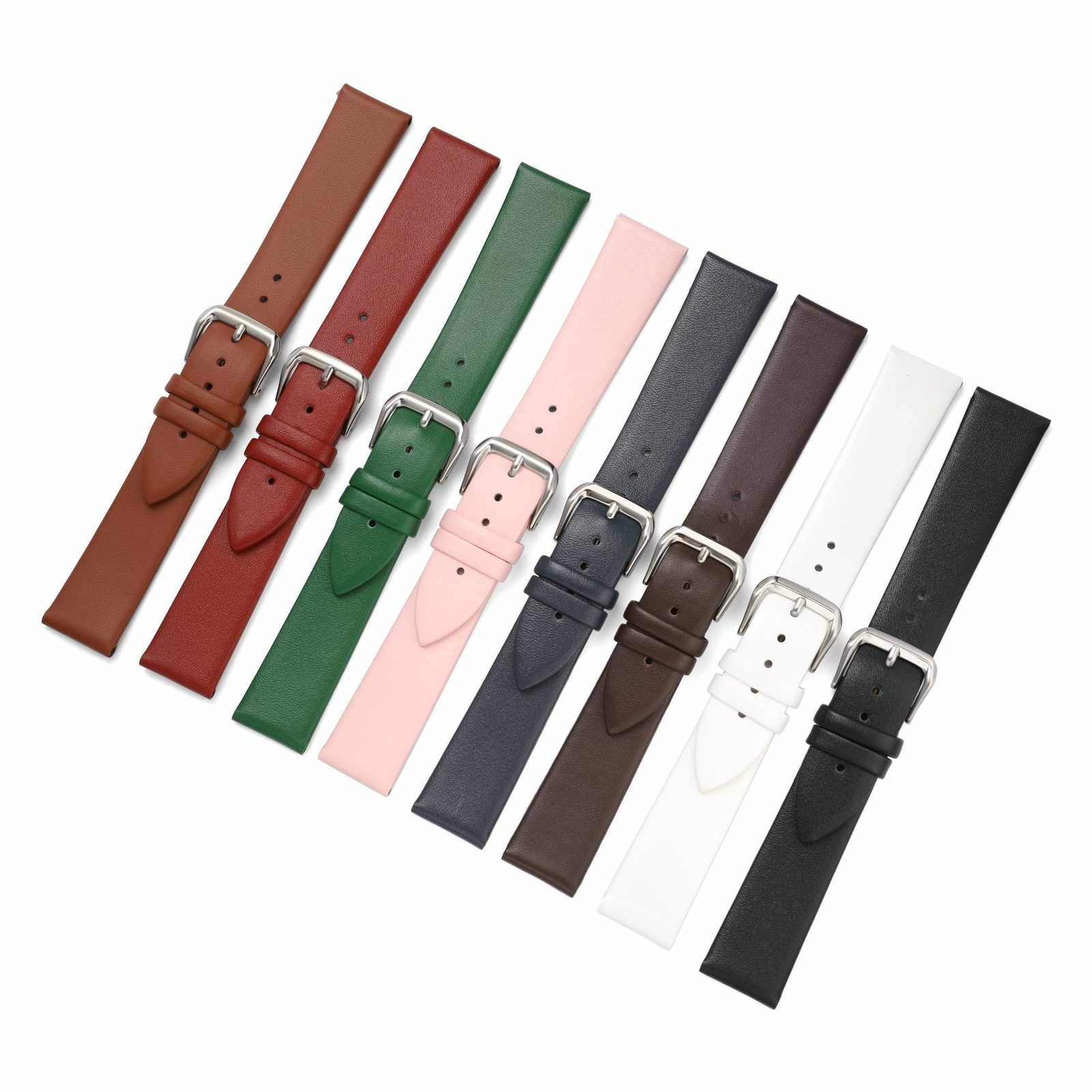 22mm Slim Fit Genuine Leather Strap Watch Band 8 10 12-16mm 17mm 18 19 20mm 21mm