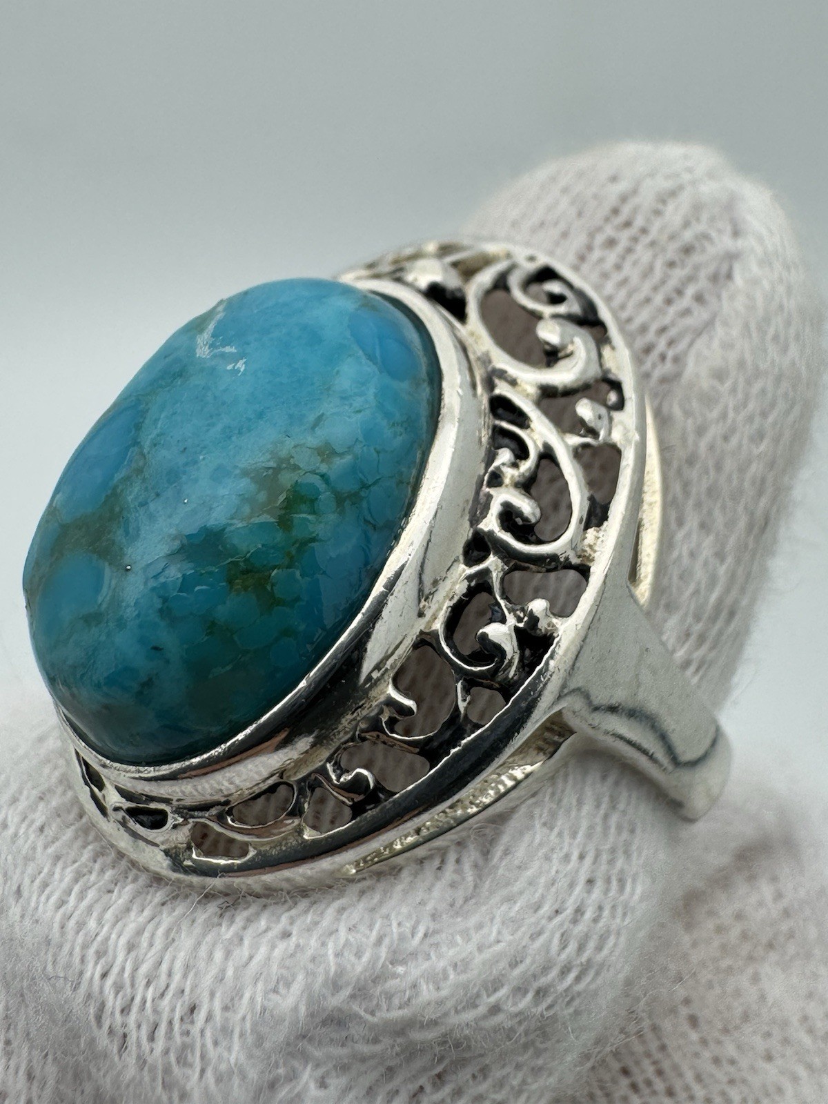 BBJ Bangkok Ratnaraj Sterling Silver Turquoise Ring