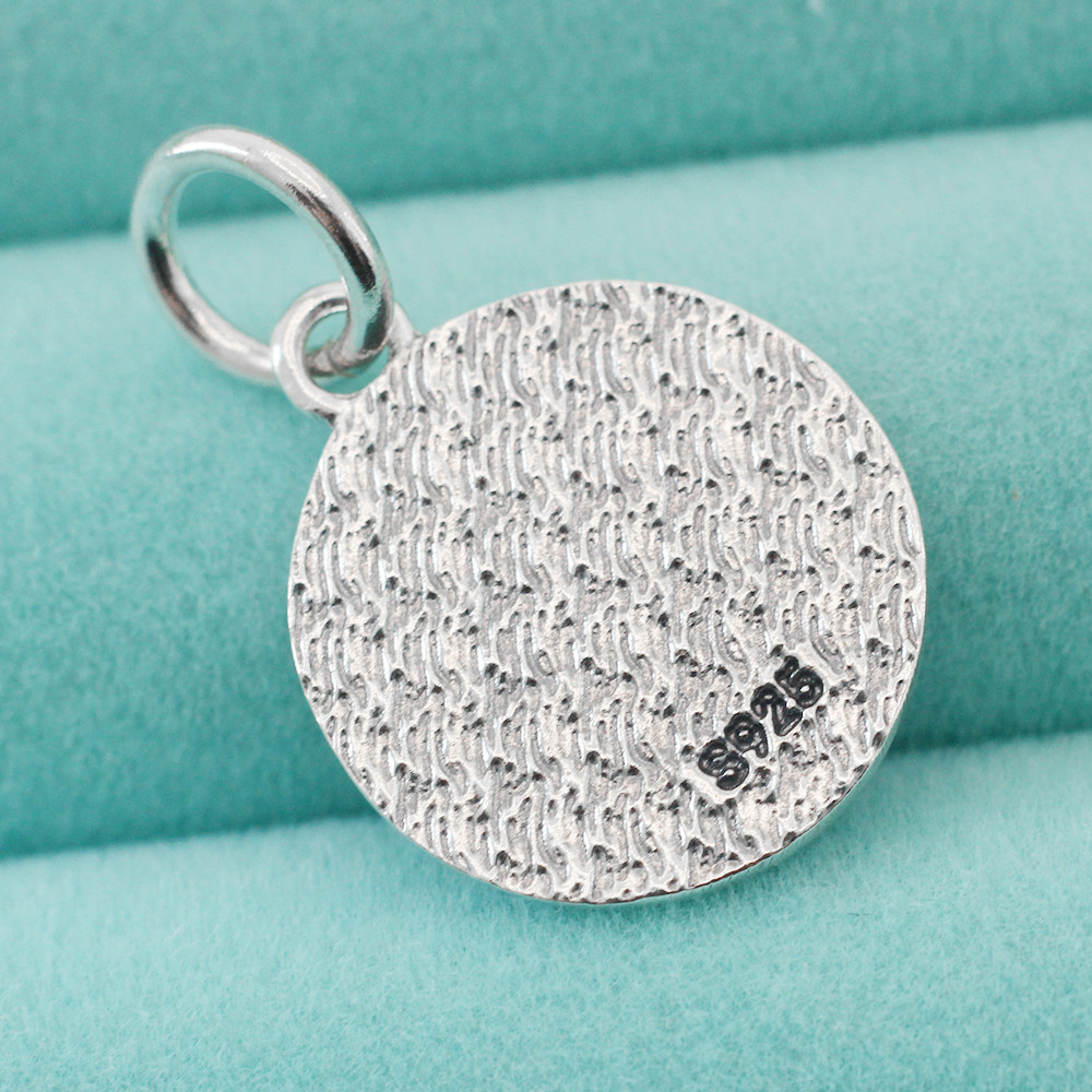 925 Sterling Silver Tulip Flower Pendant Charm Coin Fit Necklace Bracelet Chain