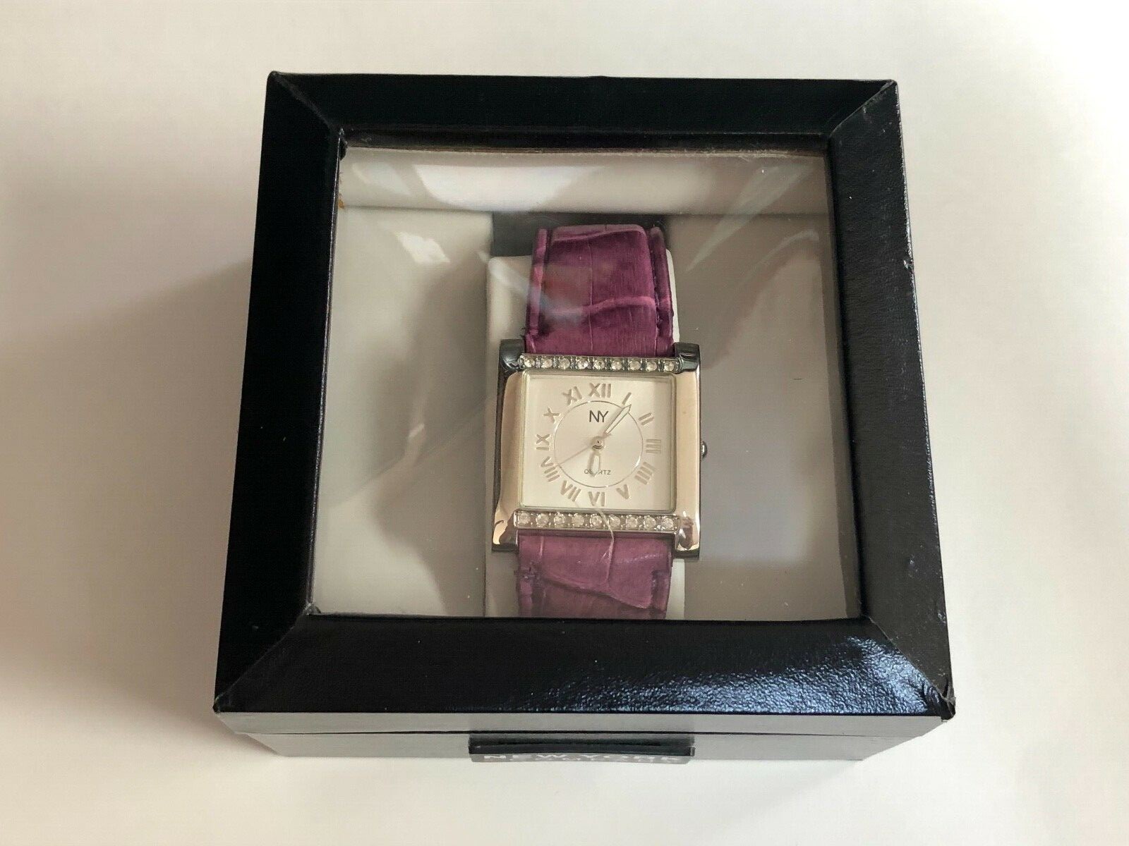 Women’s New York & Co. Watch M Z Berger Fashion Leather Band Quartz Movement