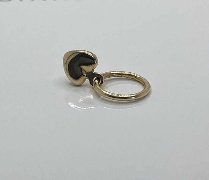 Trollbeads Mini Heart 750 Gold Charm