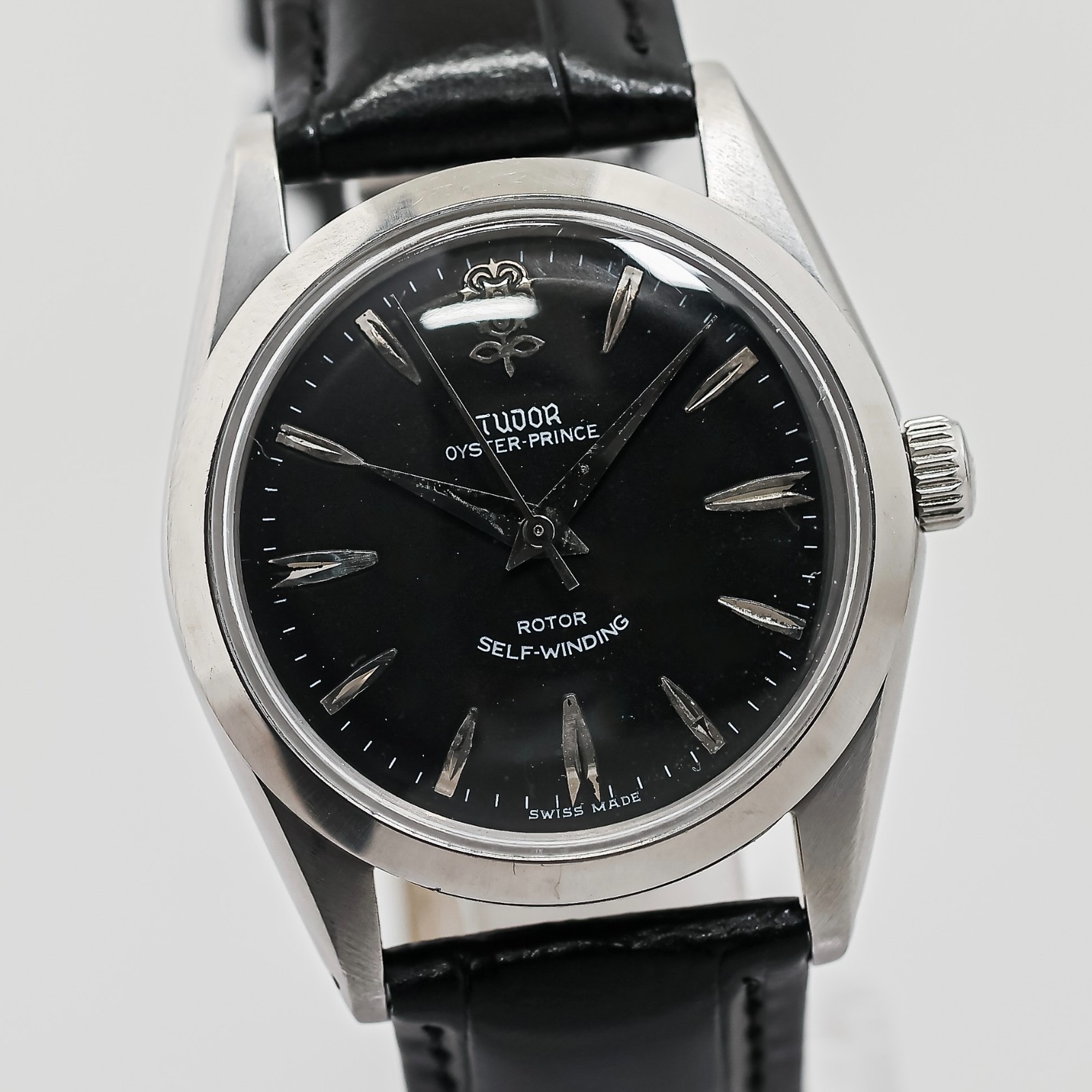 OH Serviced *MINT* Vintage TUDOR Oyster Prince 7964 Automatic Big Rose 34mm Mens