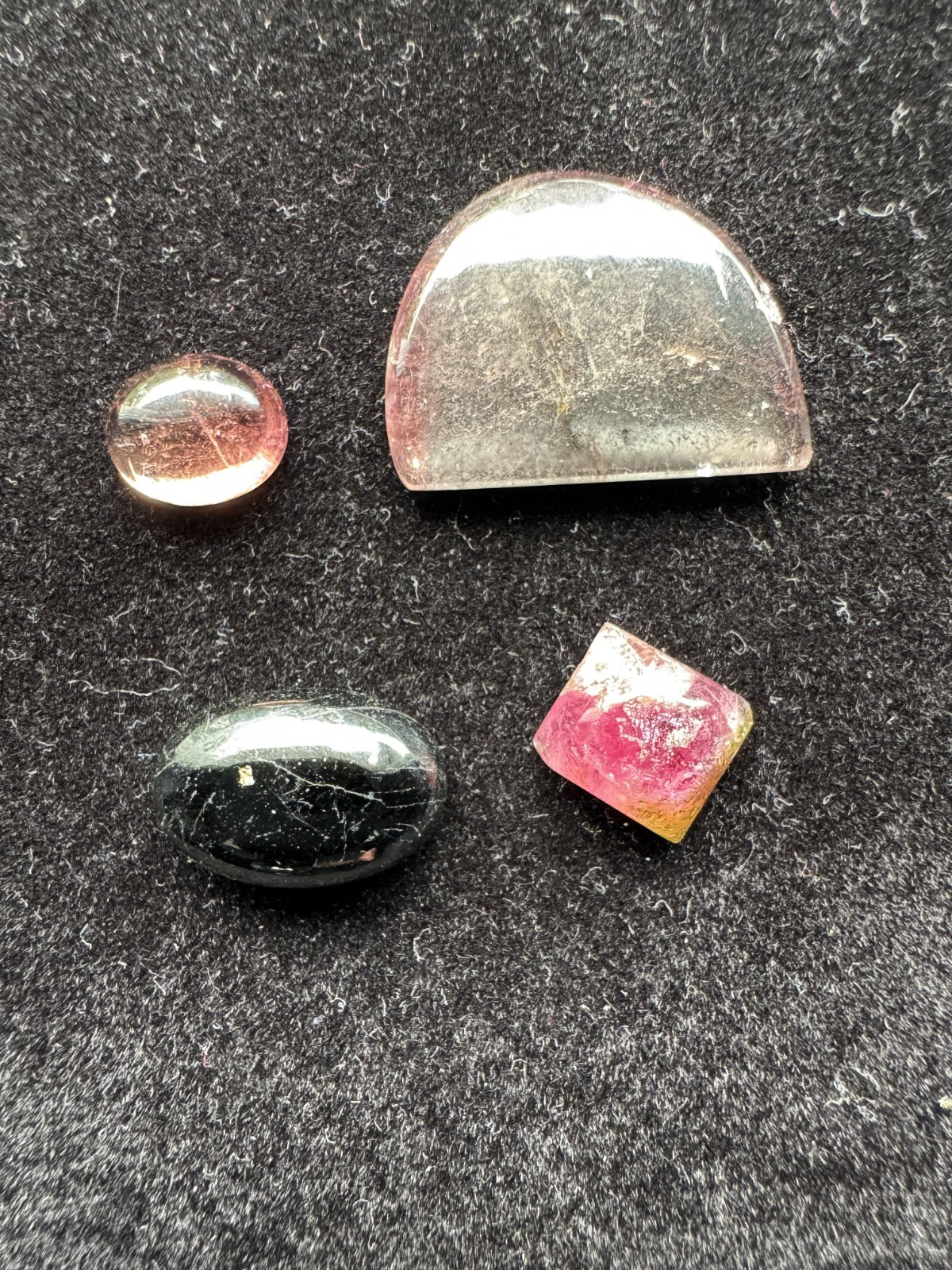ALL TOURMALINE CABS: PRECIOUS GEMSTONE INVESTMENT LOT #32: 4 GEMS, 36.30 TCW.