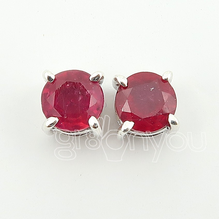 gr8onyou AAA RUBY Genuine Sterling Silver Hallmarked Earrings | Giveaway
