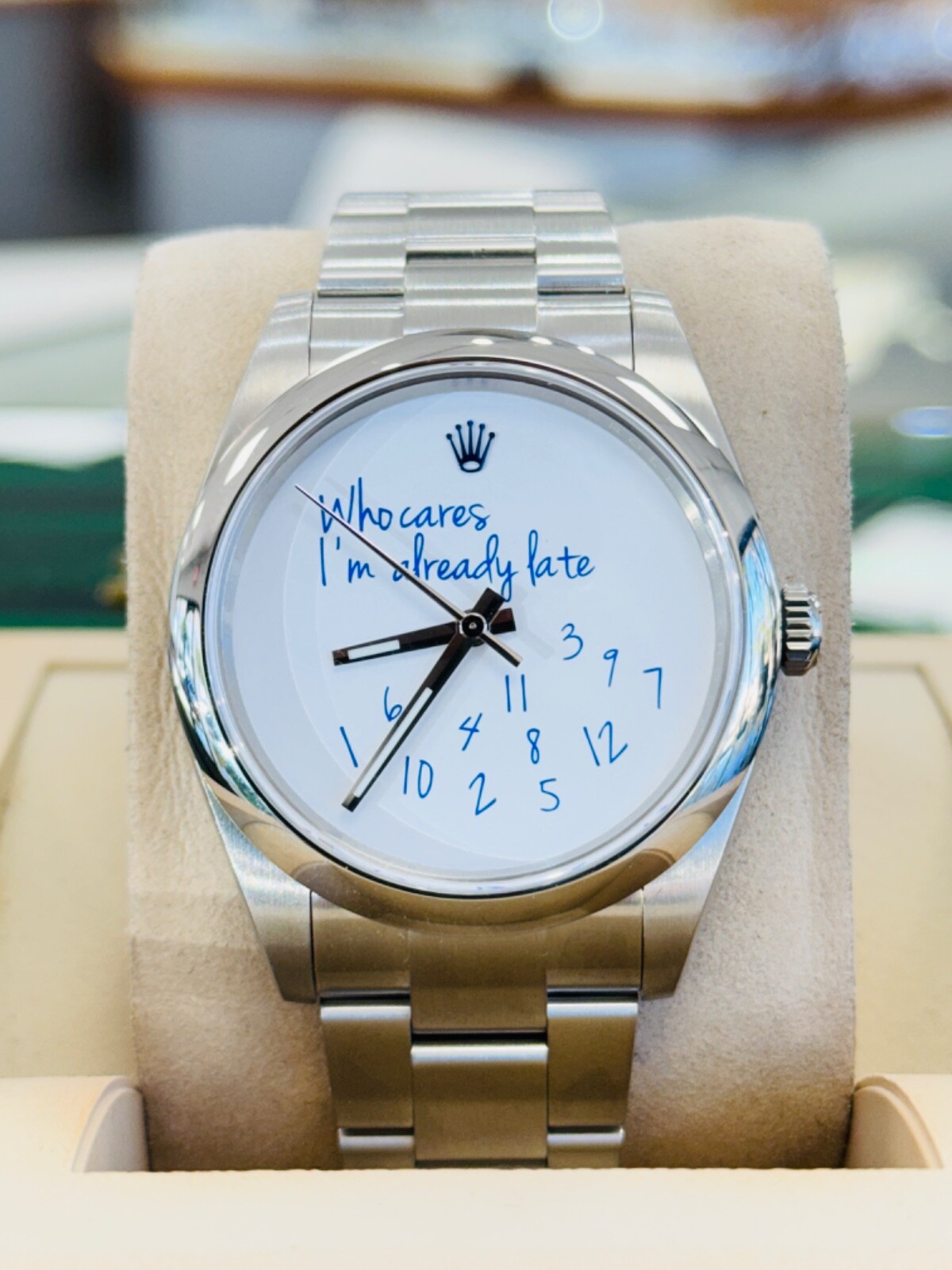 Rolex Oyster Perpetual 124300 Silver Oyster Bracelet with Silver Bezel