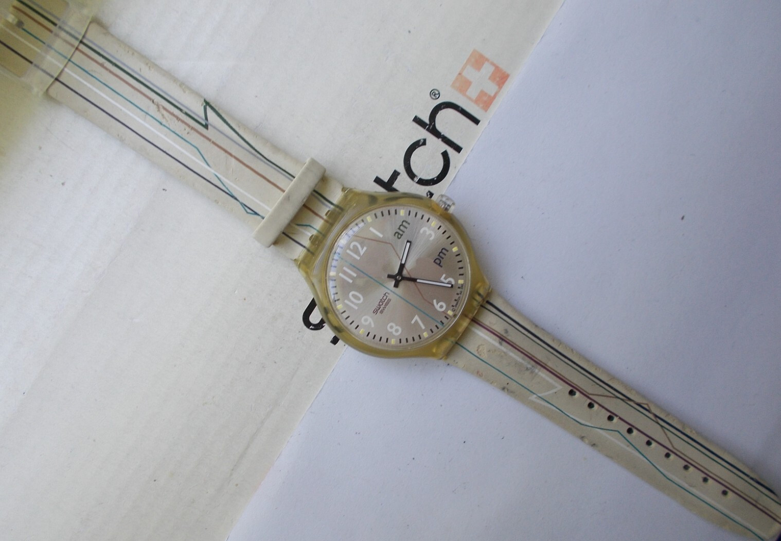 SWATCH TOUCH ” JET SETTING ” EXCELLENT VINTAGE WOW L@@K