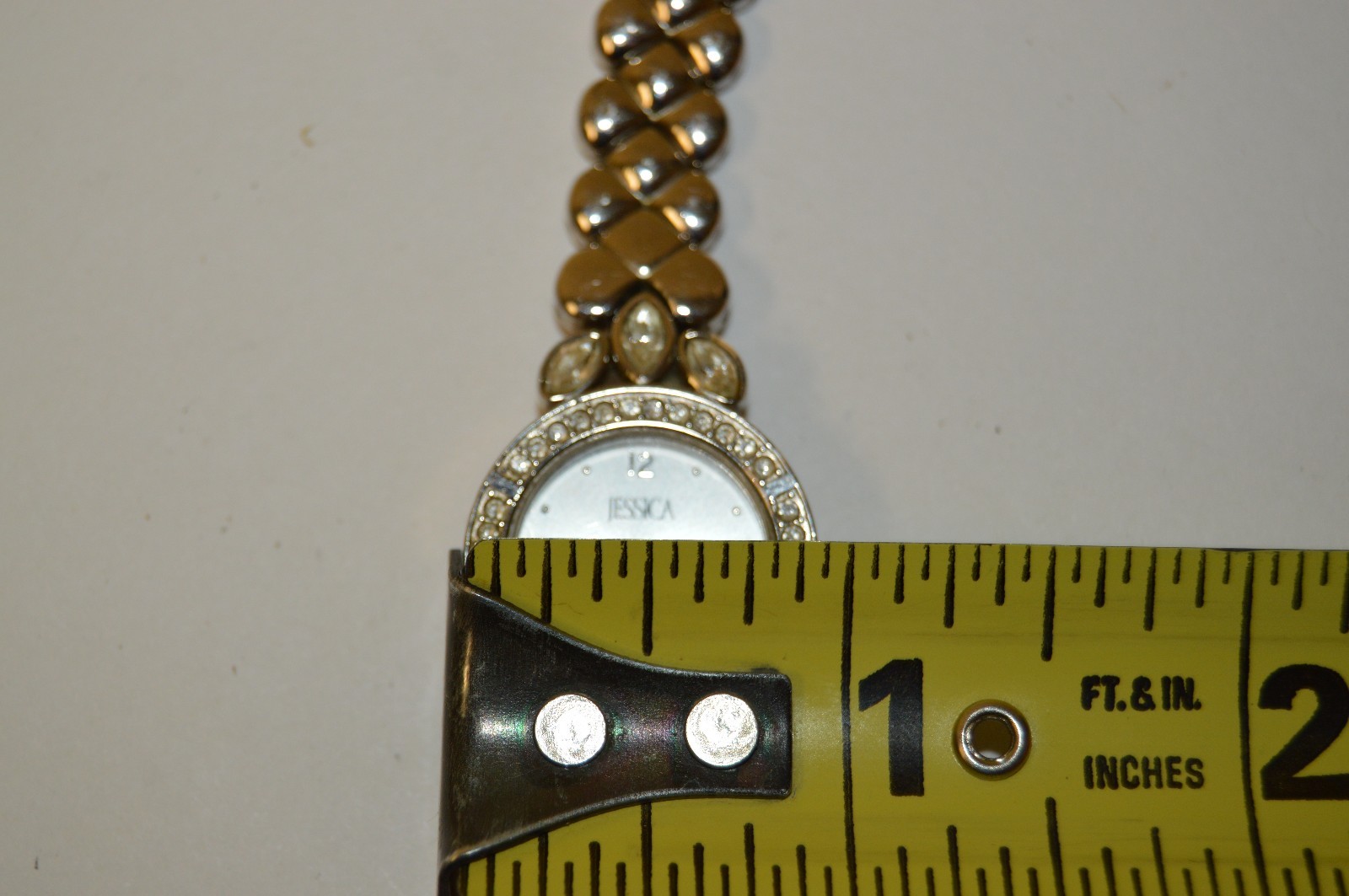 Nice JESSICA Jeweled Metal Women’s Working Wrist Watch 30545
