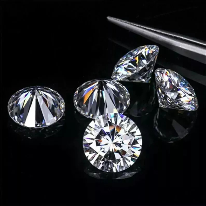 30 Pcs Lot 4X4 MM Round D Color VVS1 Clarity LAB GROWN CVD Diamond GIE CERTIFIED