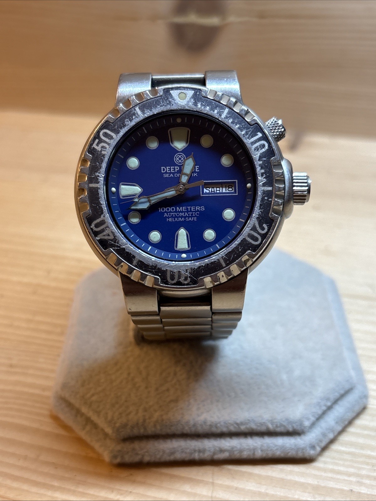 Deep Blue PRO SEA DIVER 1000M AUTO DIVE WATCH-BLUE 0168/1000