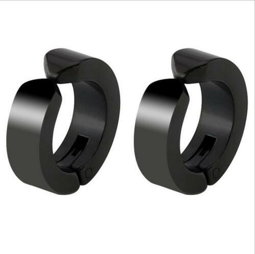 Stainless Steel Stud Earrings Magnetic Ear Plugs Non-Piercing Clip On Men Women