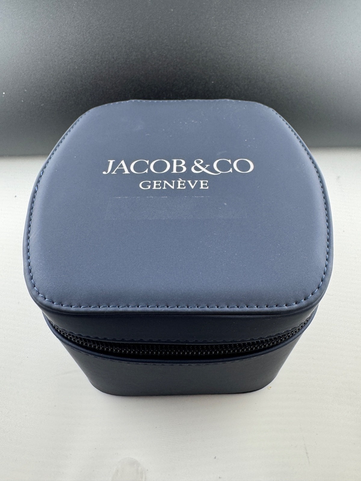 Jacob & Co Ghost 5 Time Zone 47mm Black/ Blue Watch w extras For Repair