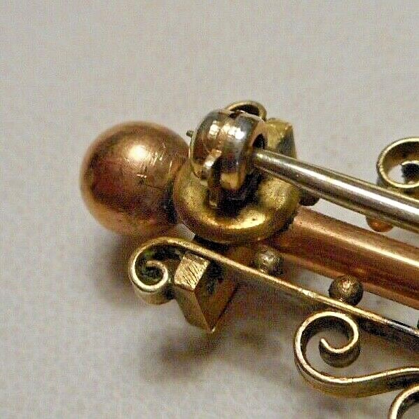 Antique Victorian Gold-Filled Italian Floral Micro Mosaic Brooch & Earrings Set