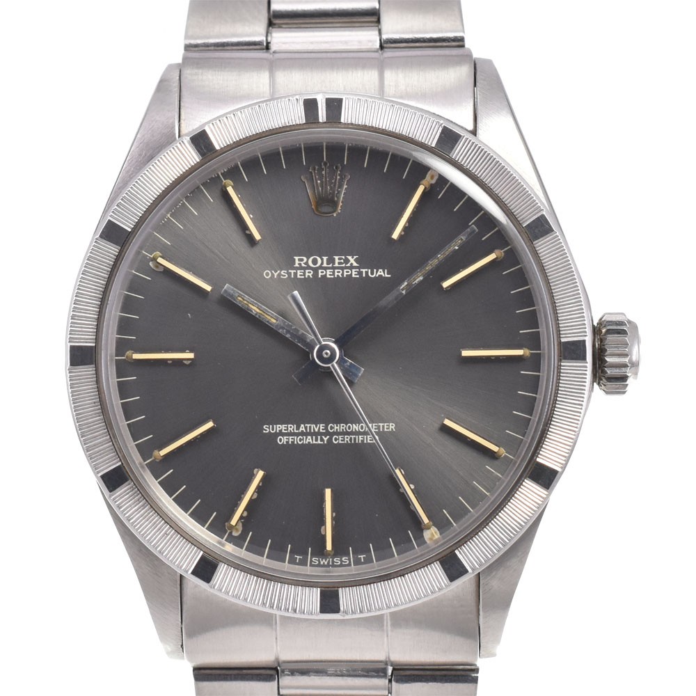 discount ROLEX Oyster perpetual 1007 Cal.1570 gray Dial Men’s Watch P#145651