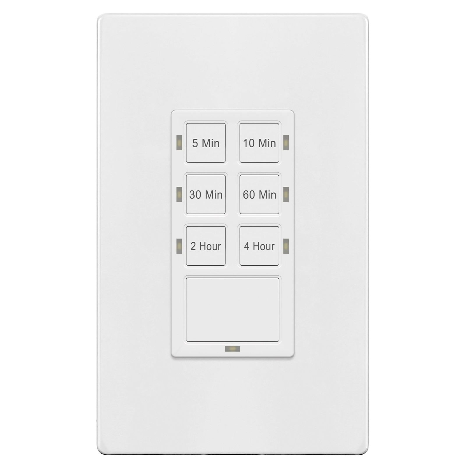 TG 4-Hour No Neutral Countdown Timer Switch, 5-10-30-60 Min, 2-4 Hour, for Ba…
