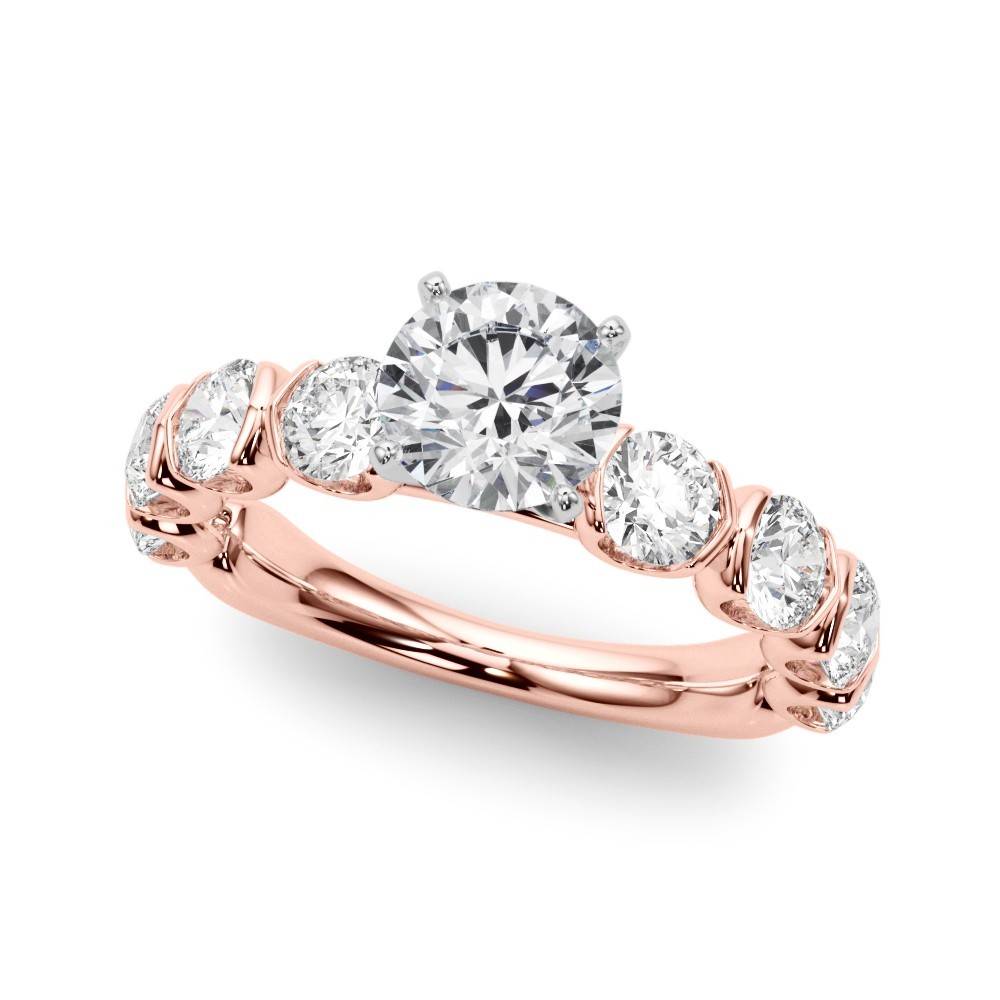 Stunning Solitaire Engagement Ring VS F 1.80-3.40 Ct Lab Grown Diamond 14K Gold