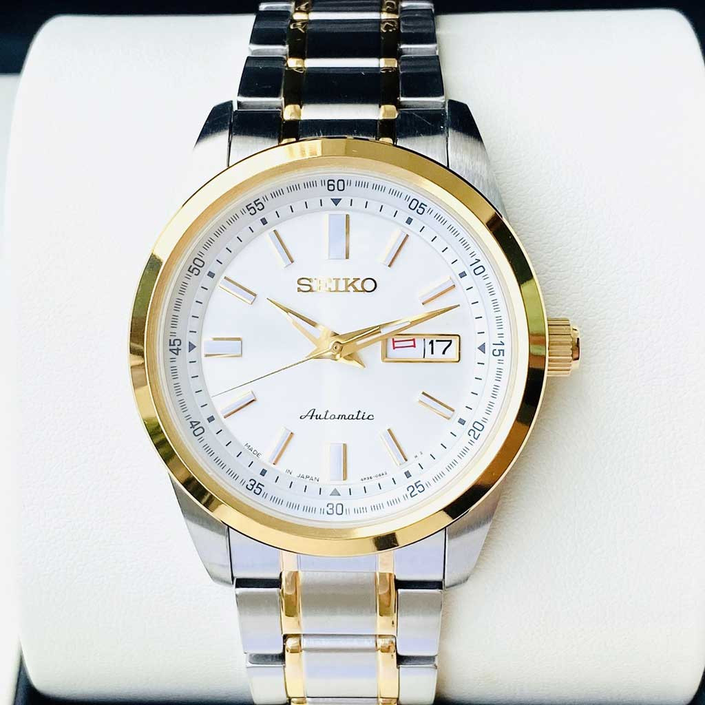 Seiko SARV004 Automatic White Dial Date Day Indicator Men’s Watch