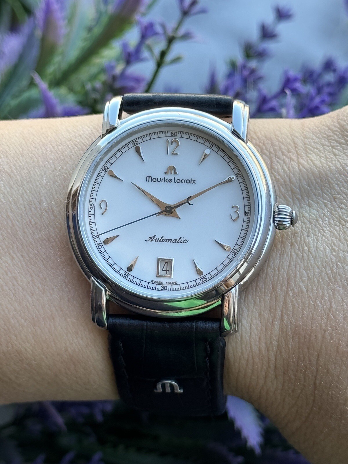 Maurice Lacroix Pontos Date Watch Automatic Mens 38mm Swiss Made 68775