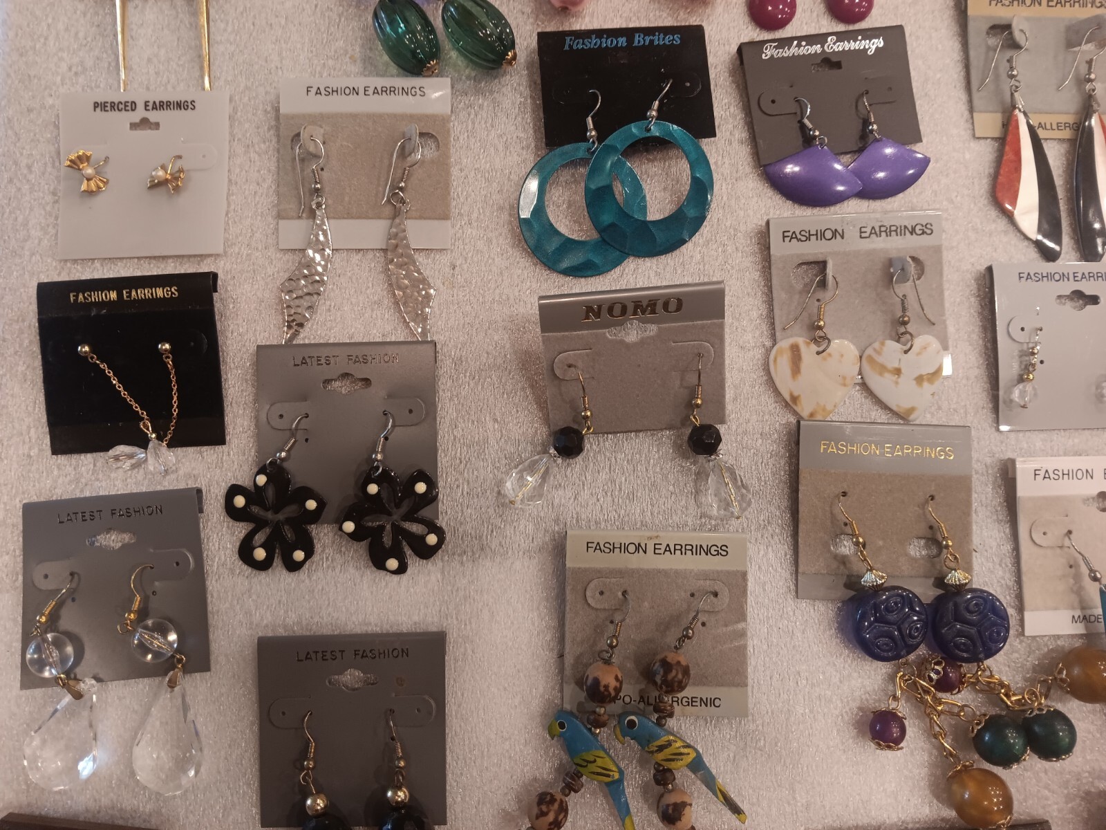 Fashion Jewelry Pierced Earrings Set Of 40 Pairs New #14