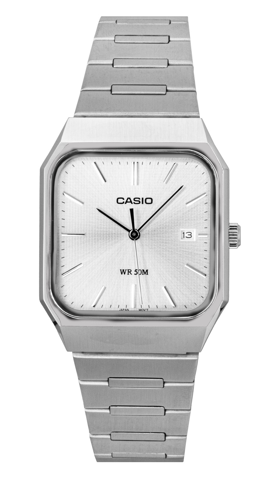 Casio Standard Silver Dial Quartz Casual 50M MTP-B185D-7AV Men’s Watch