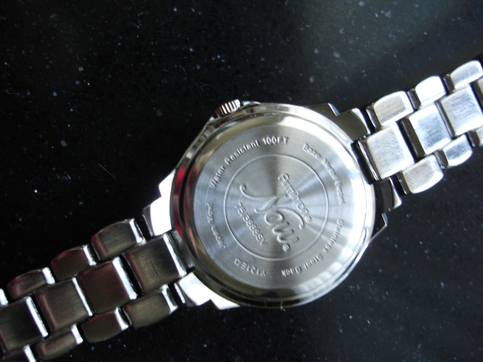Pre-owned, women’s cream/silver Armitron Now watch ( Y121E/3); box, new battery