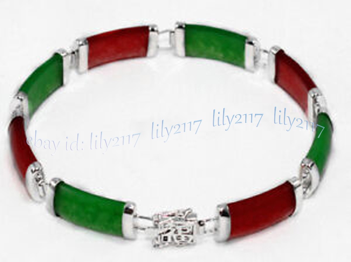 Stunning Natural Jade Bracelet Fortune Women Lucky Bangle Gemstone Jewelry Gifts