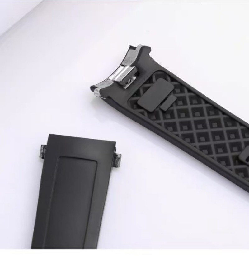 Black Strap for IWC Aquatimer 2000 Rubber Quick-Release System – 22mm