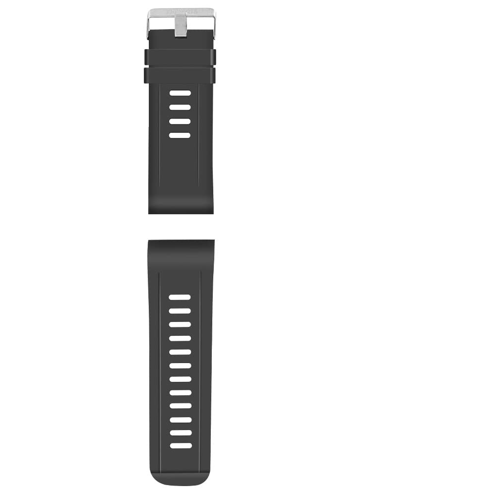Rainbuvvy Wrist Strap Replacement Smart Watch Accesseries 32CM, Black