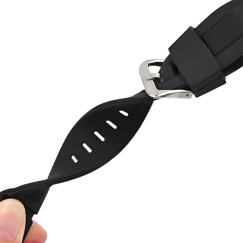 Watch Black Band Strap With Tool For CASIO Pro-Trek PRW-1500 PAW-1500 PRG-130