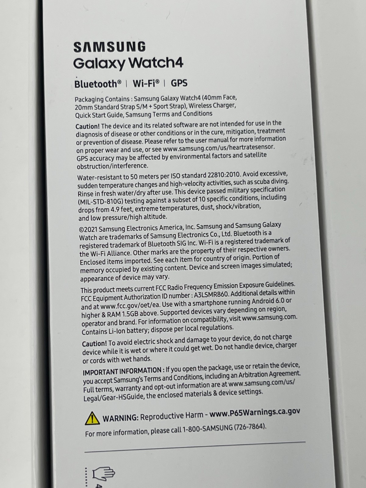 Samsung Galaxy Watch 4 SM-R860 GPS Wi-Fi 40 mm Smart Wristwatch Sports Band Gold